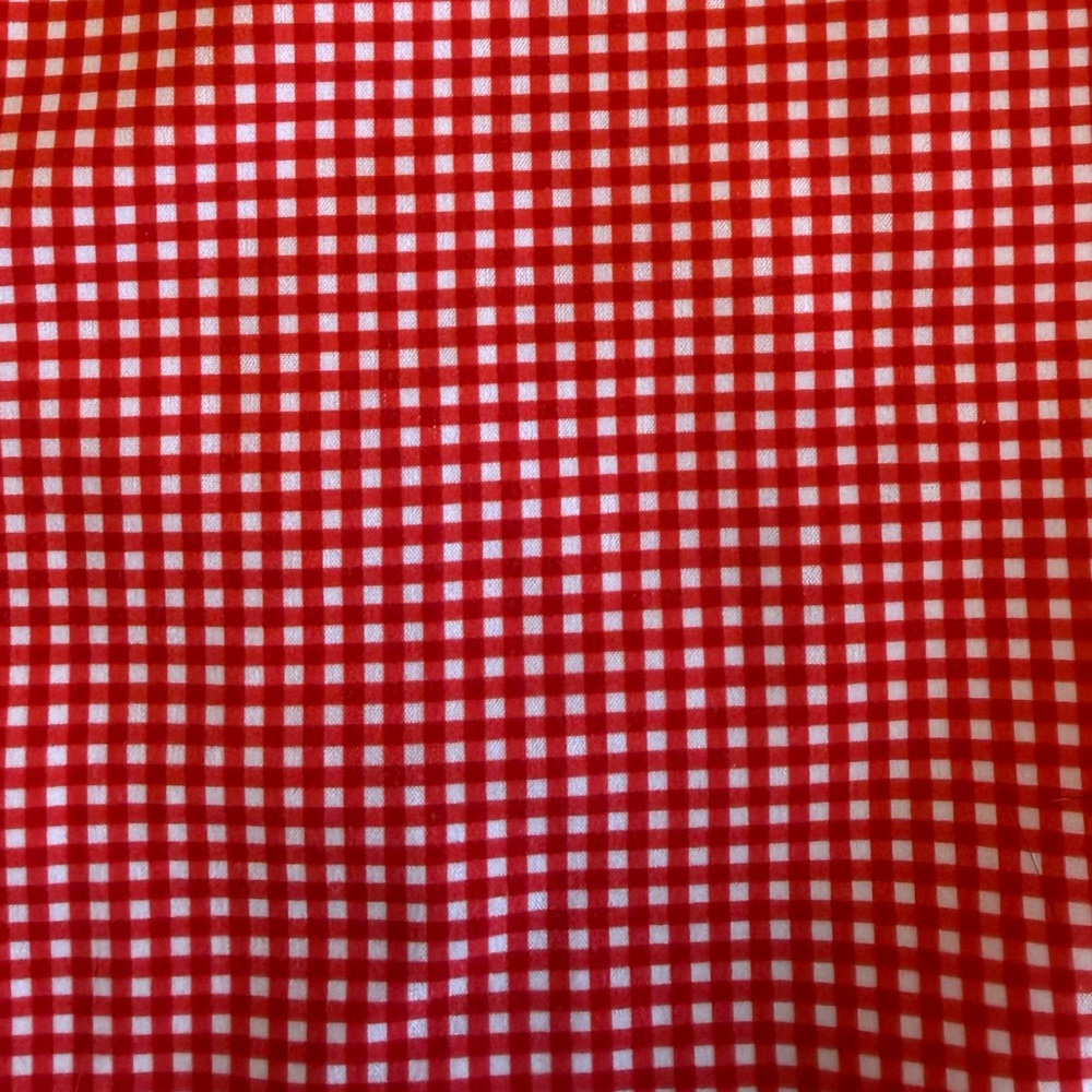 Blue Quail Little Girls Gingham Guayabera Red White Dress 2T - Picture 15 of 15